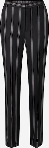 Regular Pantalon à plis TOMMY HILFIGER en noir : devant
