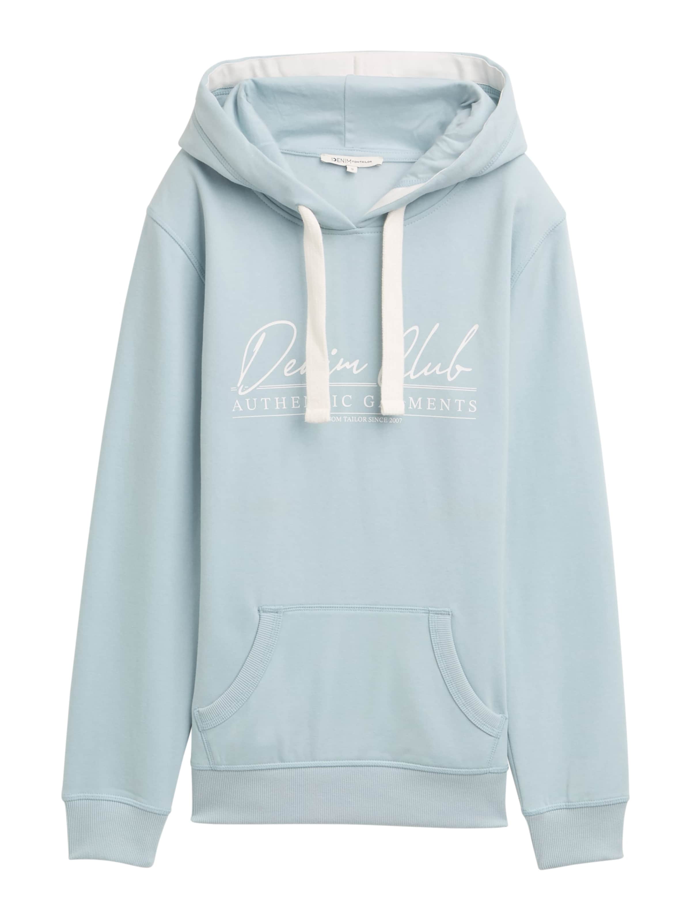 TOM TAILOR DENIM Sweatshirt in Blue: front