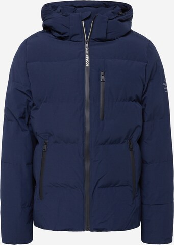 ECOALF Winter Jacket 'BAZON' in Blue: front