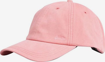 Superdry Cap in Pink: front