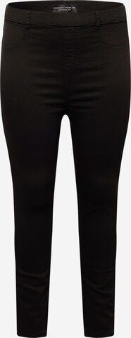 Slimfit Jeggings di Dorothy Perkins Curve in nero: frontale