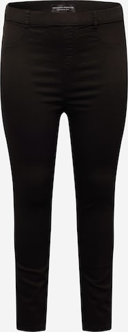 Dorothy Perkins Curve Slimfit Jeans pajkice | črna barva: sprednja stran