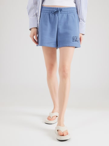 GAP Loose fit Trousers 'HERITAGE' in Blue: front