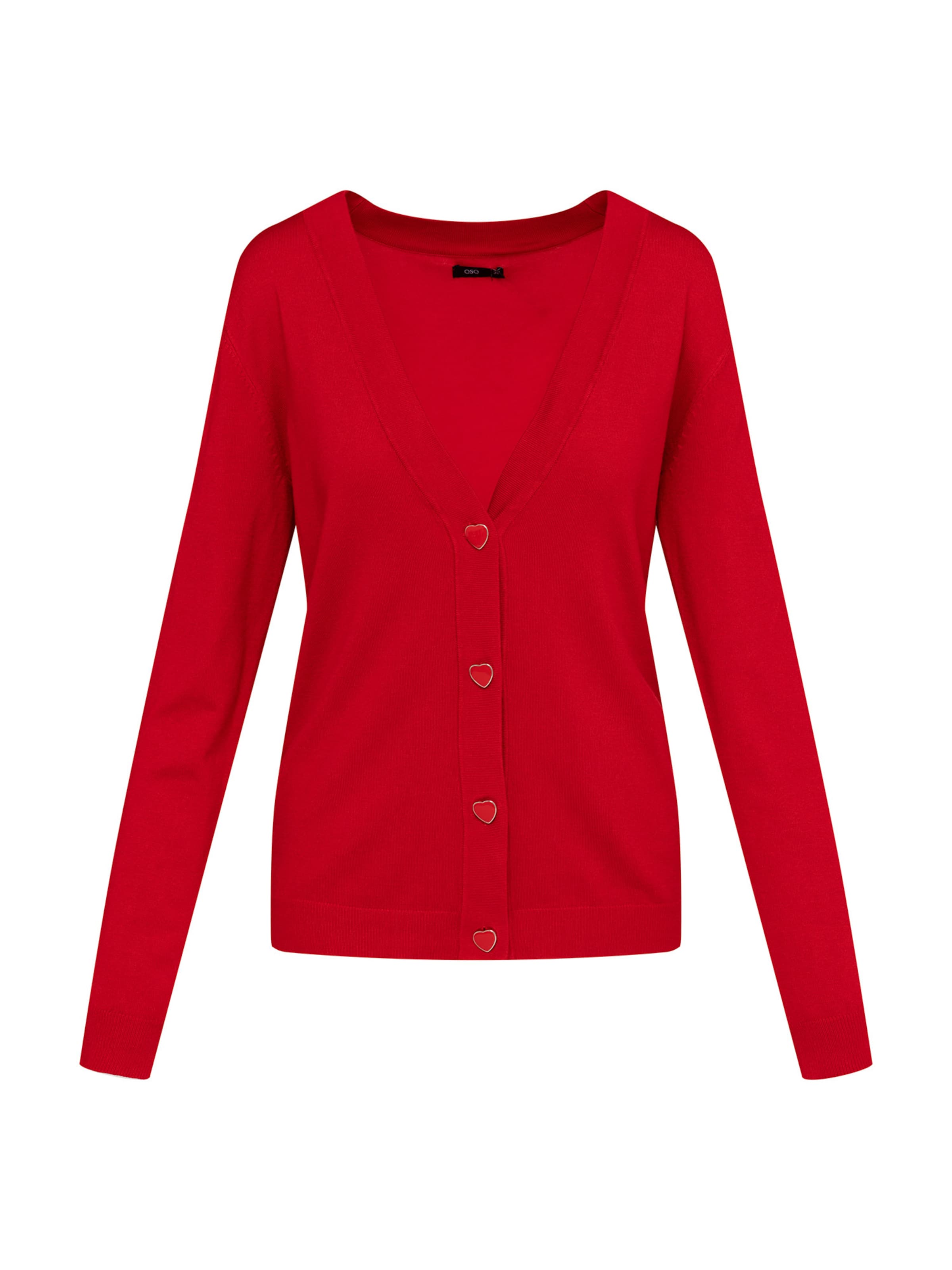 Quiosque Πλεκτή ζακέτα σε κόκκινο: μπροστά