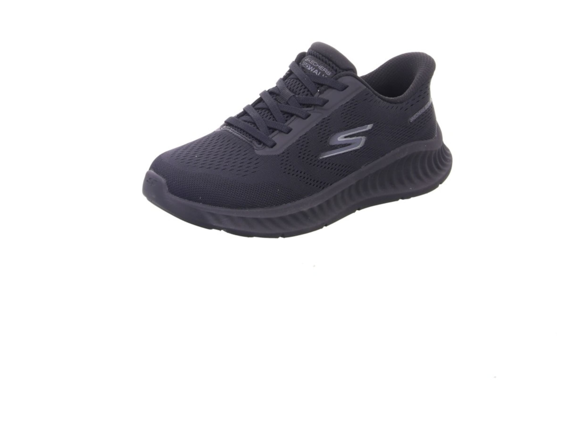 SKECHERS Platform trainers in Black: front