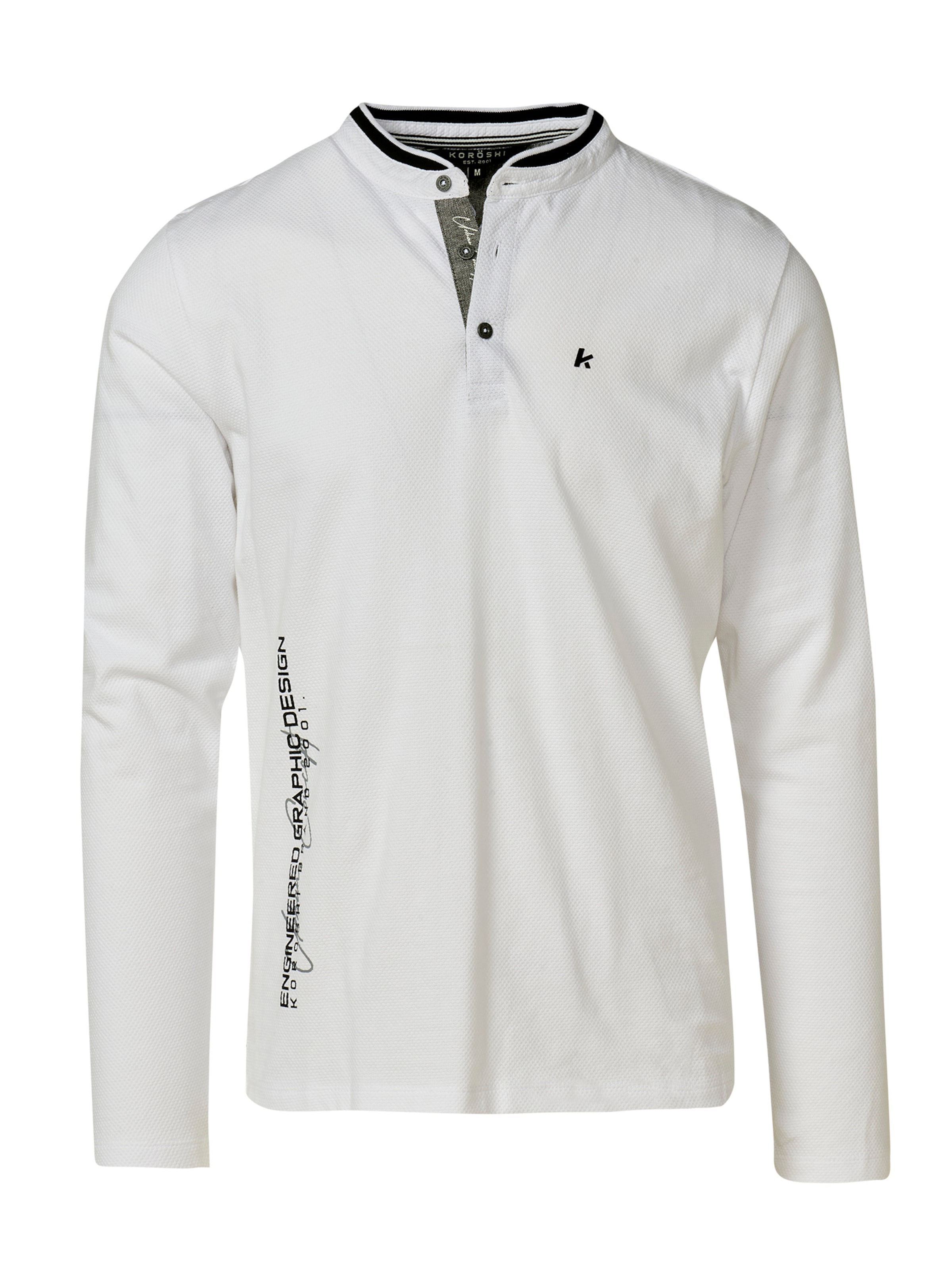 KOROSHI T-shirt i vit: framsida