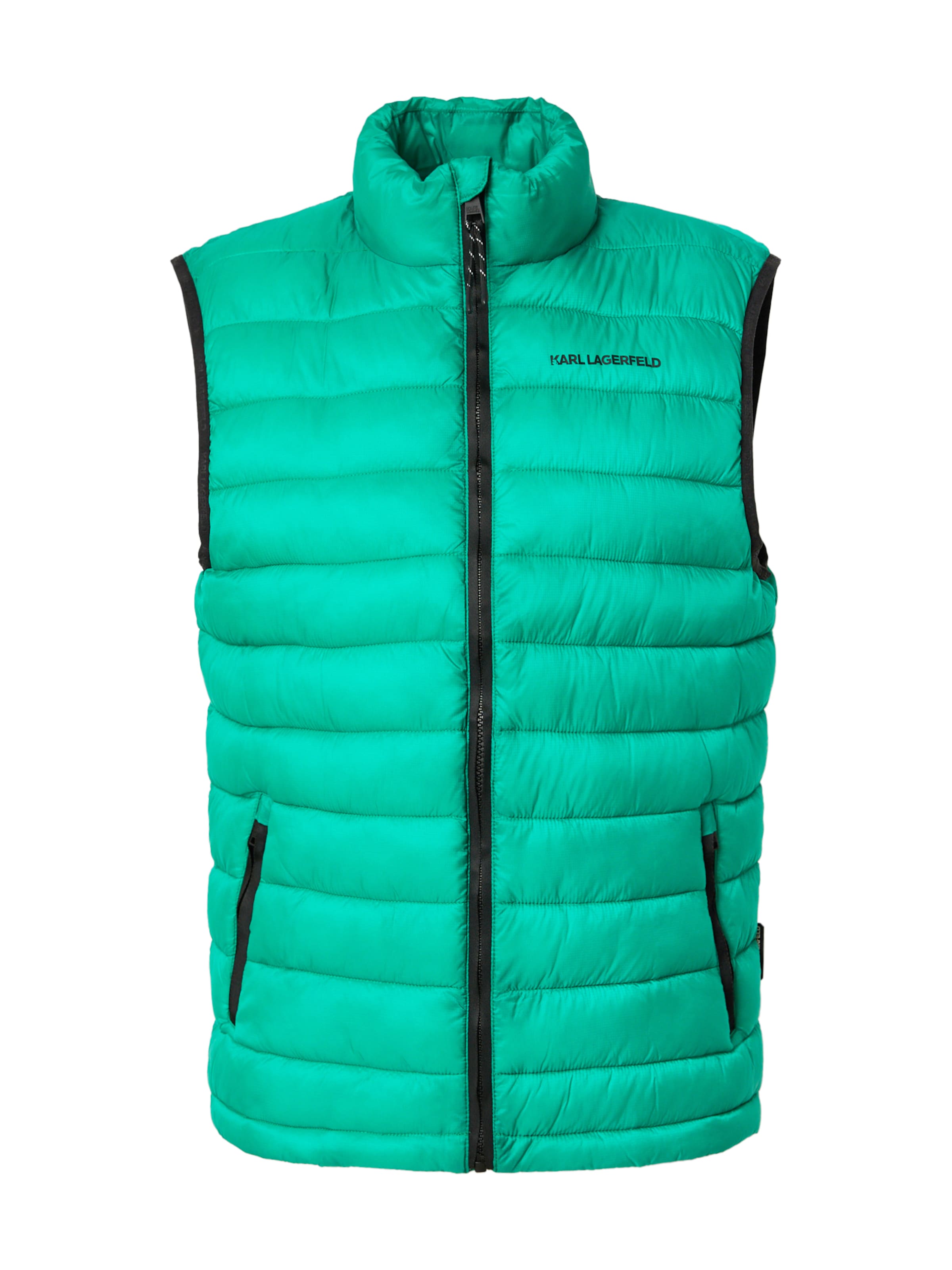 Karl Lagerfeld Vest, värv roheline: eest vaates