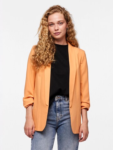 PIECES Blazer in Orange: front