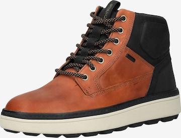 Bottes à lacets GEOX en marron : devant