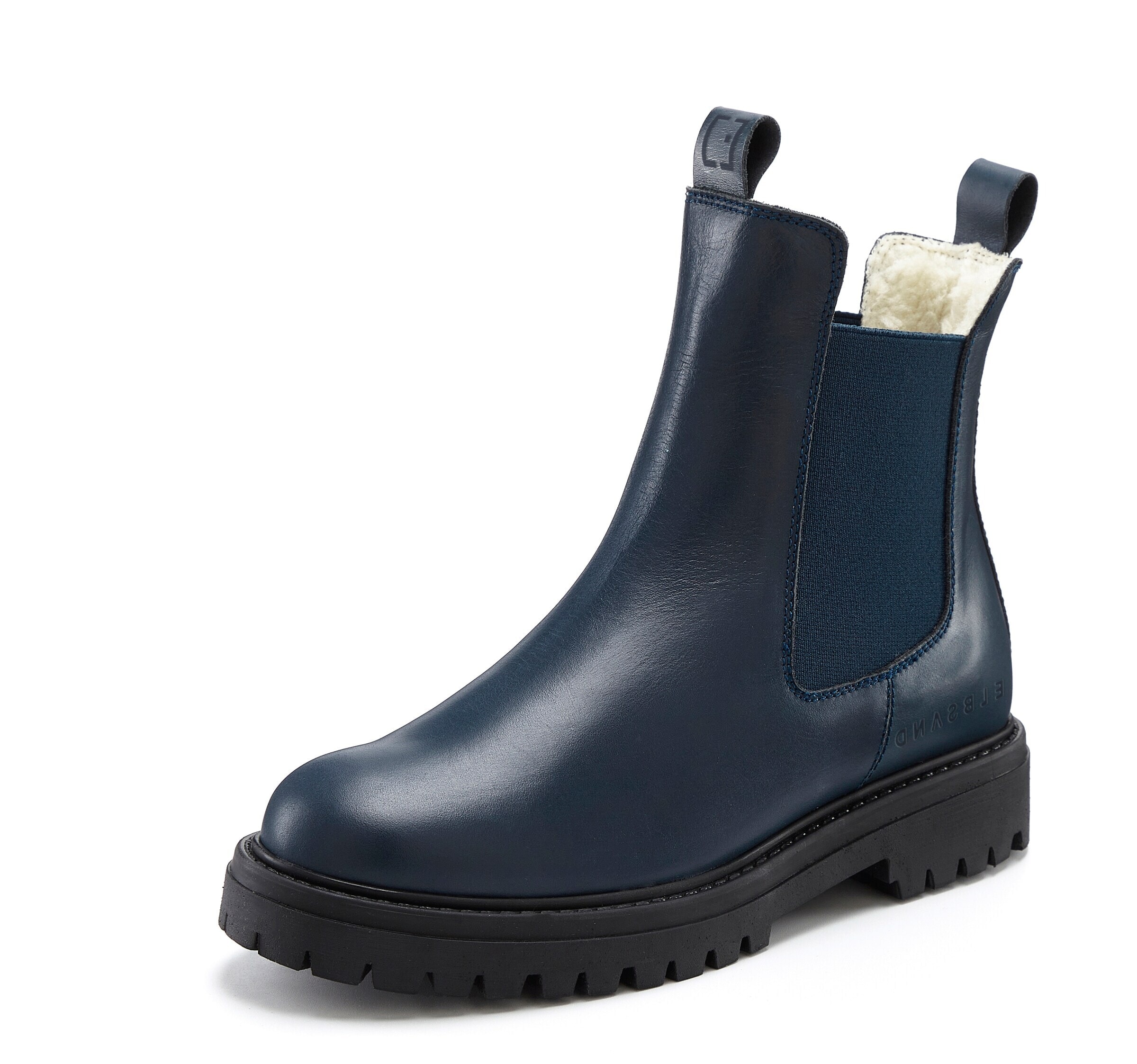 Elbsand Chelsea čižmy - Modrá: predná strana