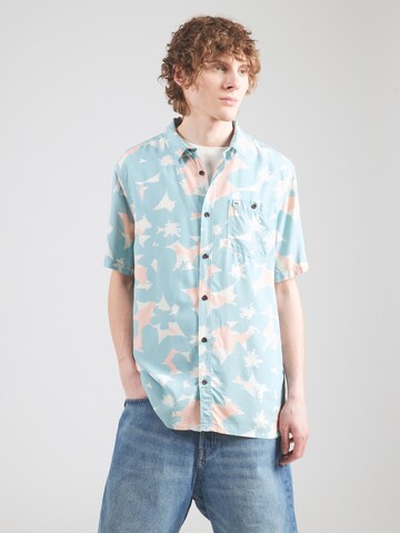 Coupe regular Chemise 'SAFE PARADISE' QUIKSILVER en bleu : devant