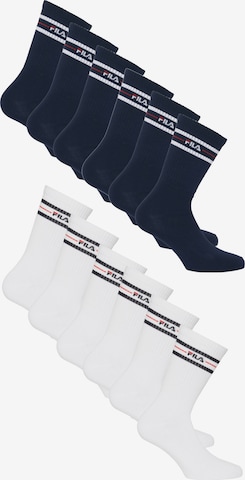 FILA Socks in Blue: front