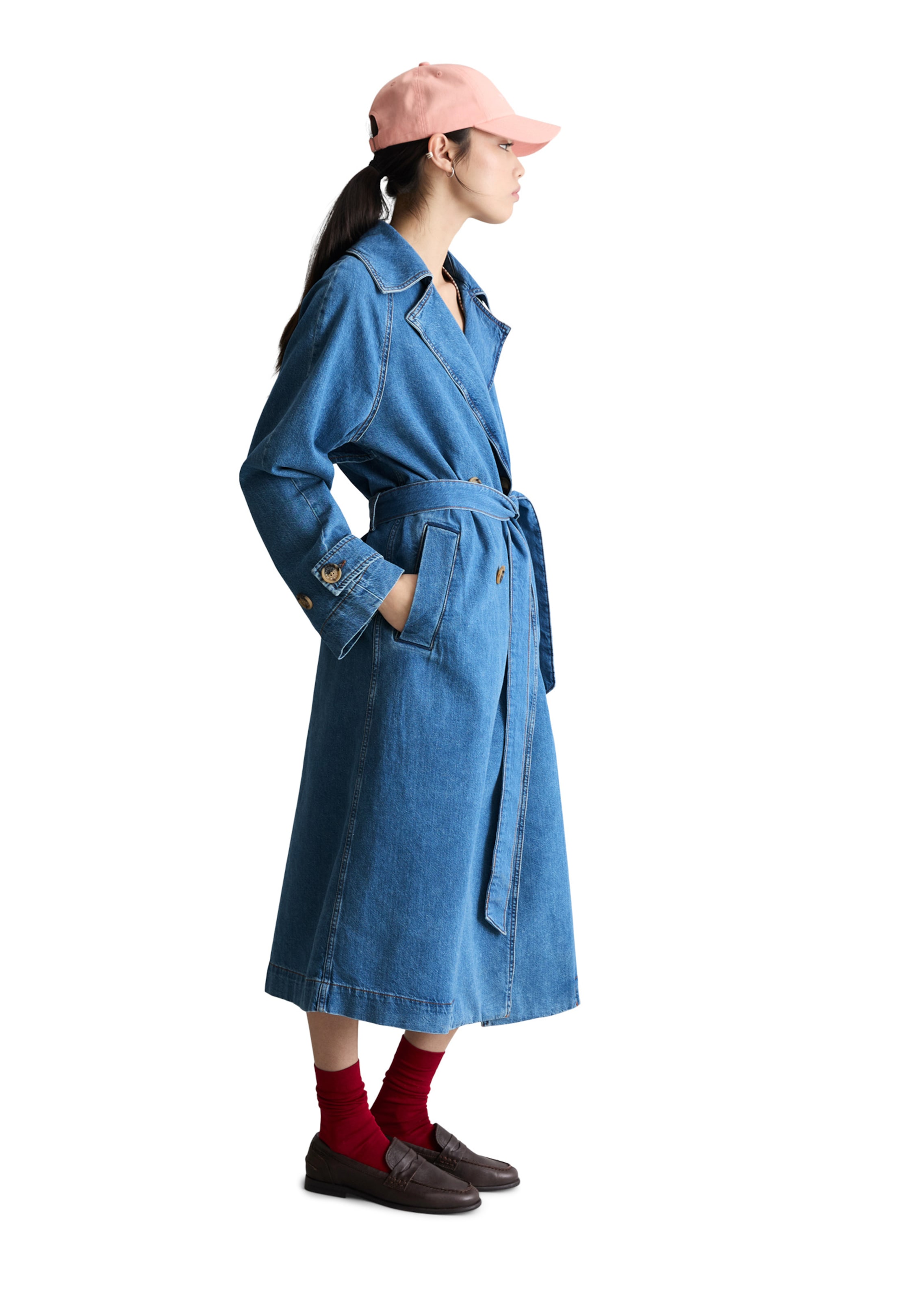 Marc O'Polo DENIM Tussenmantel in Blauw