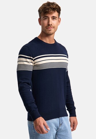 INDICODE JEANS Trui 'League' in Blauw