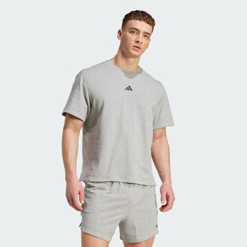 ADIDAS PERFORMANCE Функциональная футболка 'D4T X' в Серый: спереди