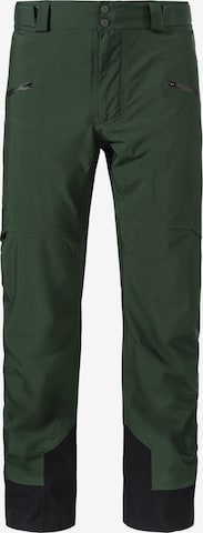 Regular Pantalon outdoor 'Pizac' Schöffel en vert : devant