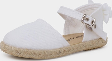 Pisamonas Sandalen in Wit: voorkant