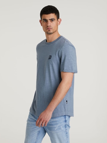 CHASIN' T-Shirt 'Brody Slub' in Blau