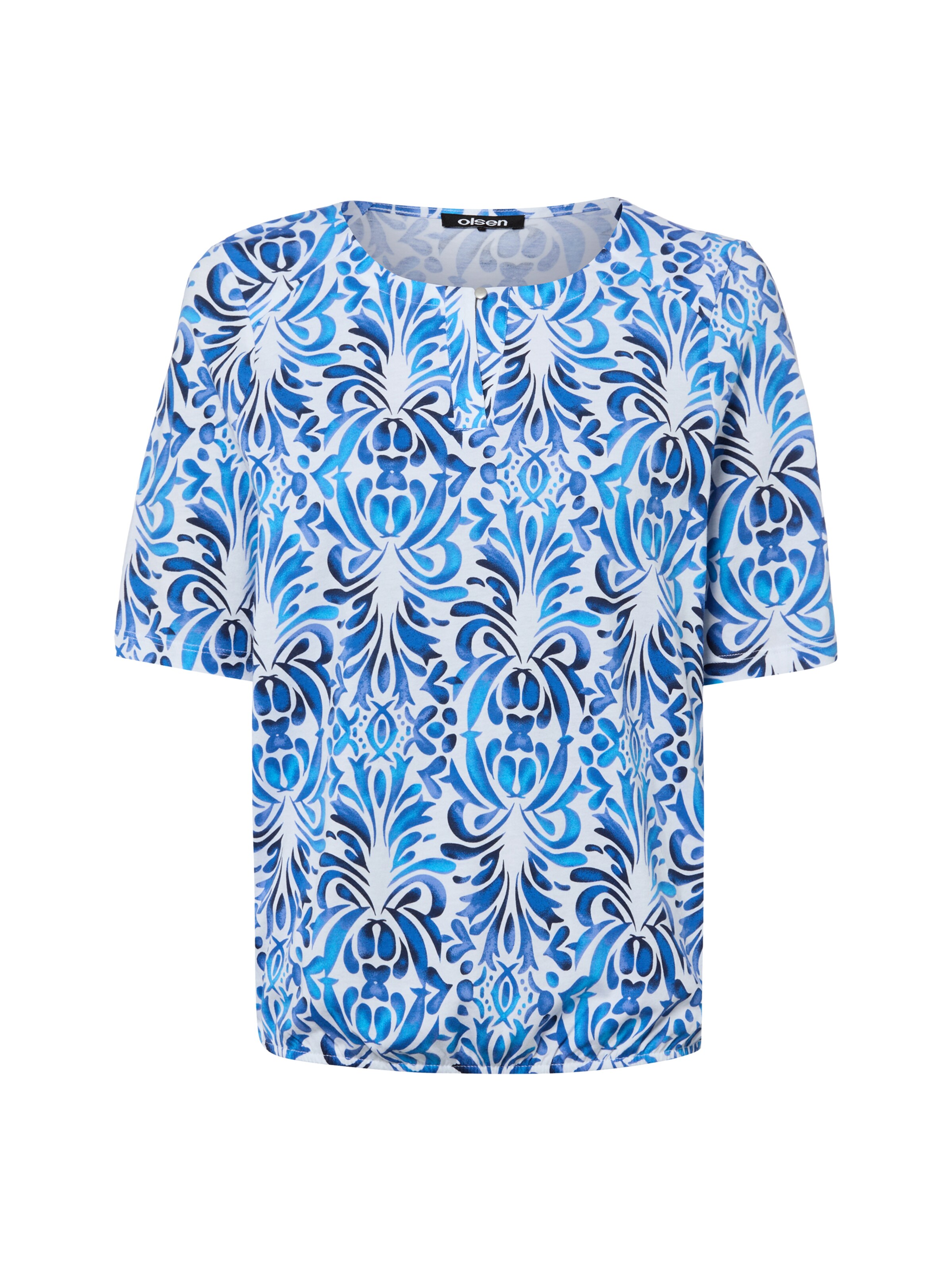 Olsen Shirt ' Clara ' in Blue: front