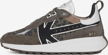 Baskets basses 'Detroit Glam' Kaotiko en vert : devant