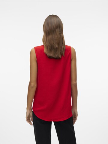 Chemisier 'VMElva' VERO MODA en rouge
