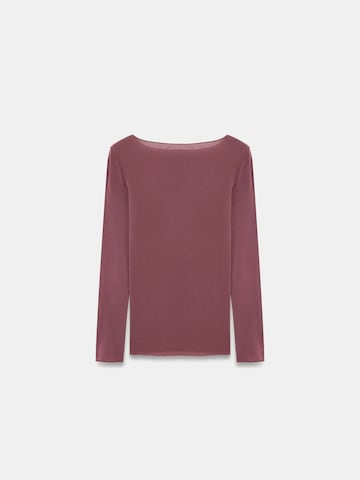 Camicia da donna di Dilvin in lilla: frontale