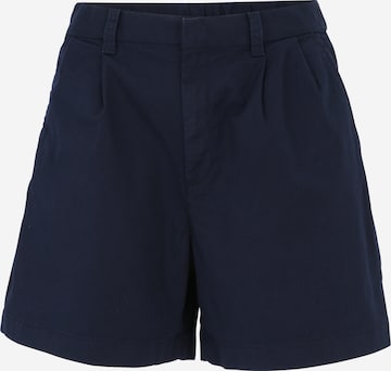 Pantaloni con pieghe di GAP in blu: frontale