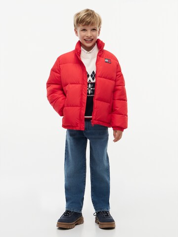 TOMMY HILFIGER Зимно яке 'NEW ESSENTIAL' в червено