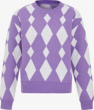 FENIA Sweater in Purple: front