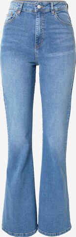 Nasty Gal Flared Jeans in Blue: front