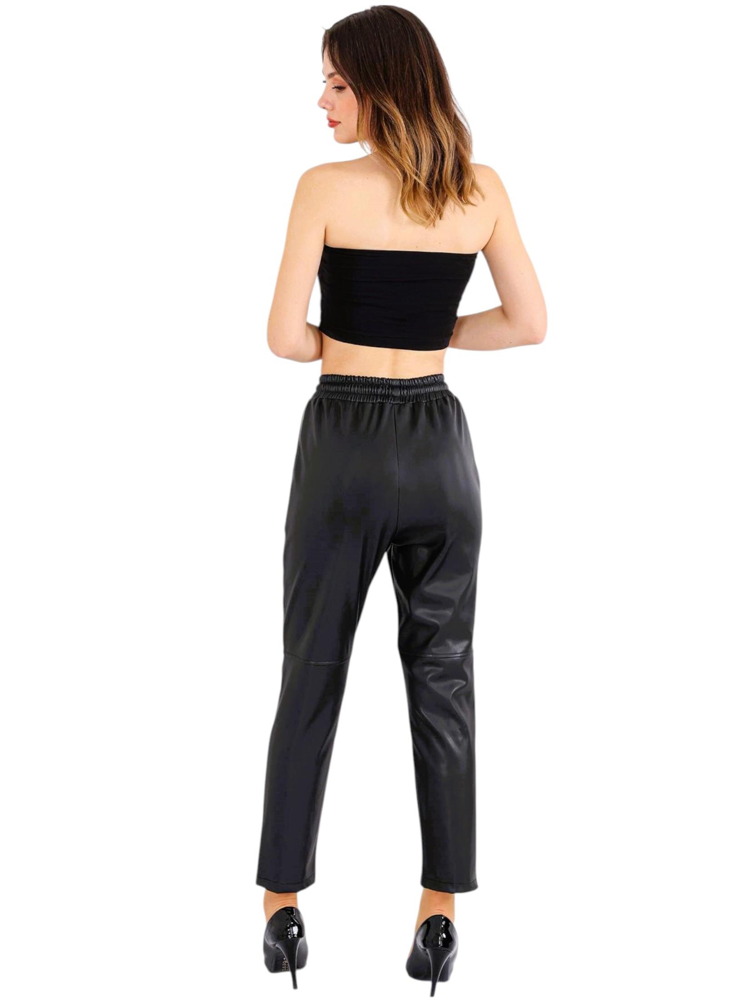 fashionshowcase Regular Trousers 'RENA EDGE' in Black