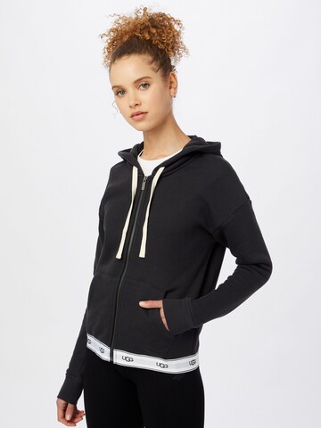 UGG Sweatjacke 'W SENA' in Schwarz: predná strana