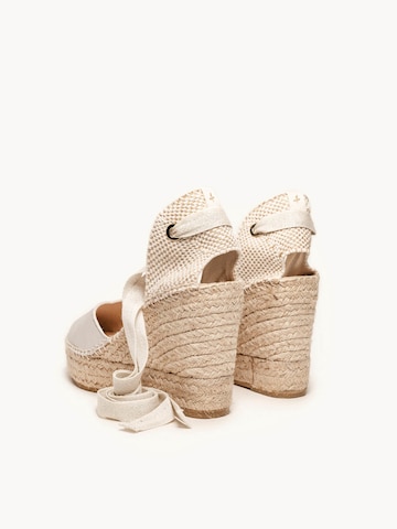 Alhamas Sandals 'Alpargata' in Silver