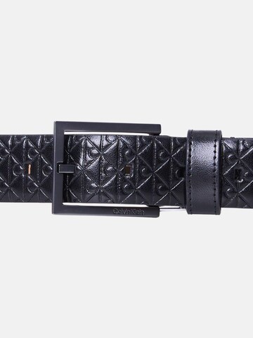 Calvin Klein Belt 'CALVIN KLEIN SQUARE BUCKLE SMOOTH CINTURA' in Black