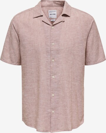 Only & Sons Skjorte 'Caiden' i brun: forside
