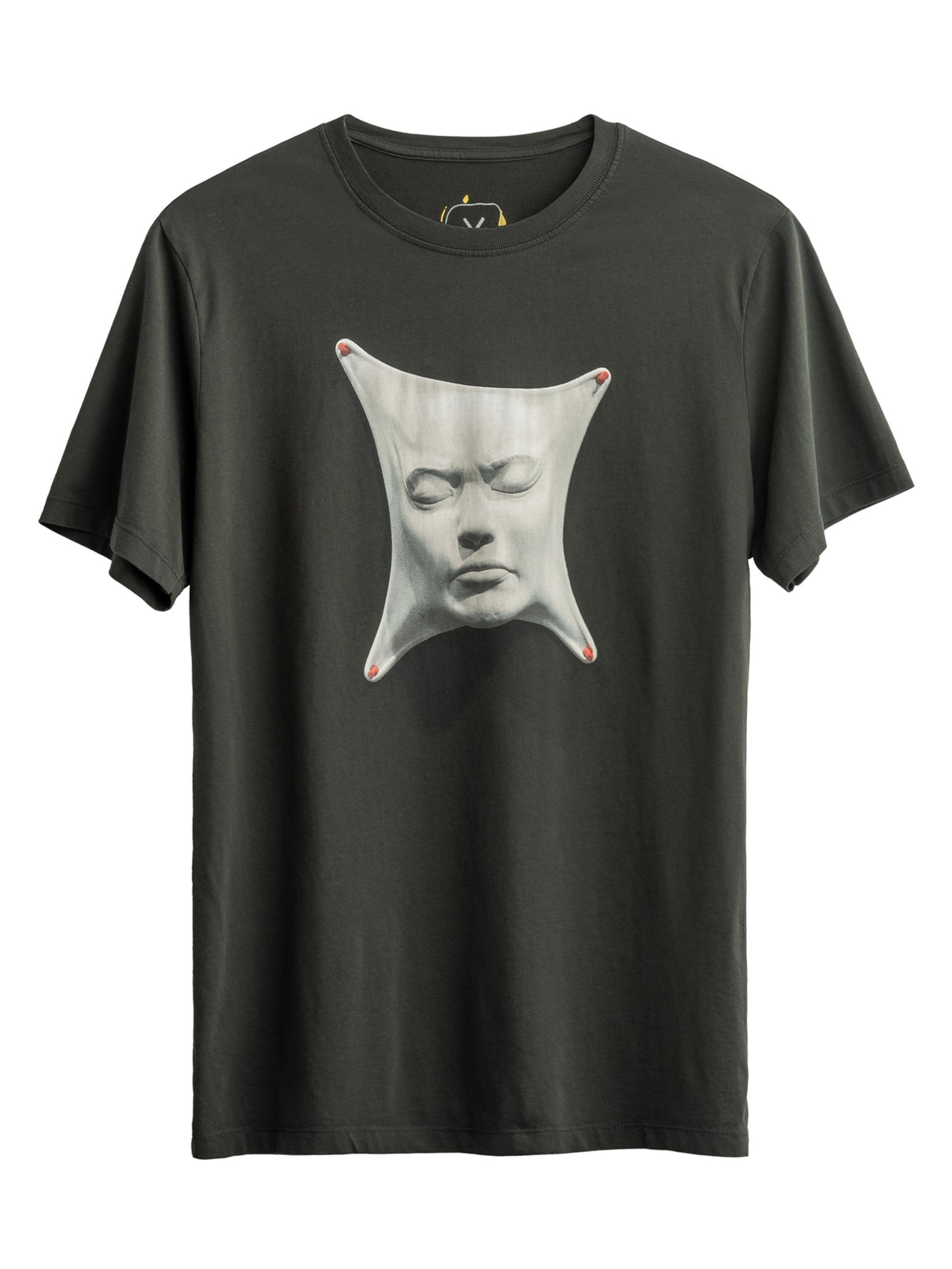 Maglietta 'Documented' di Kaft in grigio: frontale