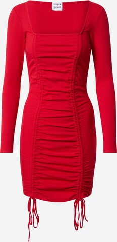 ABOUT YOU x Sharlota Jurk 'Sila' in Rood: voorkant