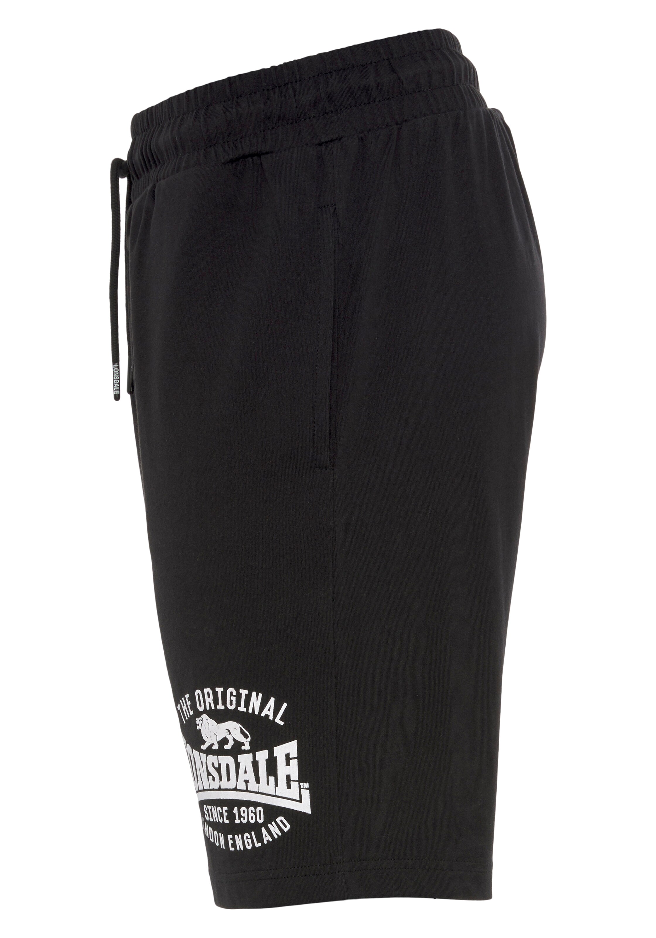 Loosefit Pantaloni di LONSDALE in nero
