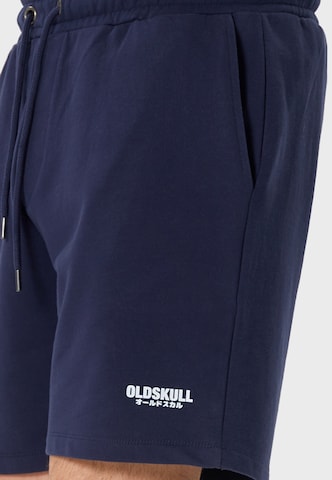Oldskull Regular Sweatshorts 'Basic Osk' in Blau