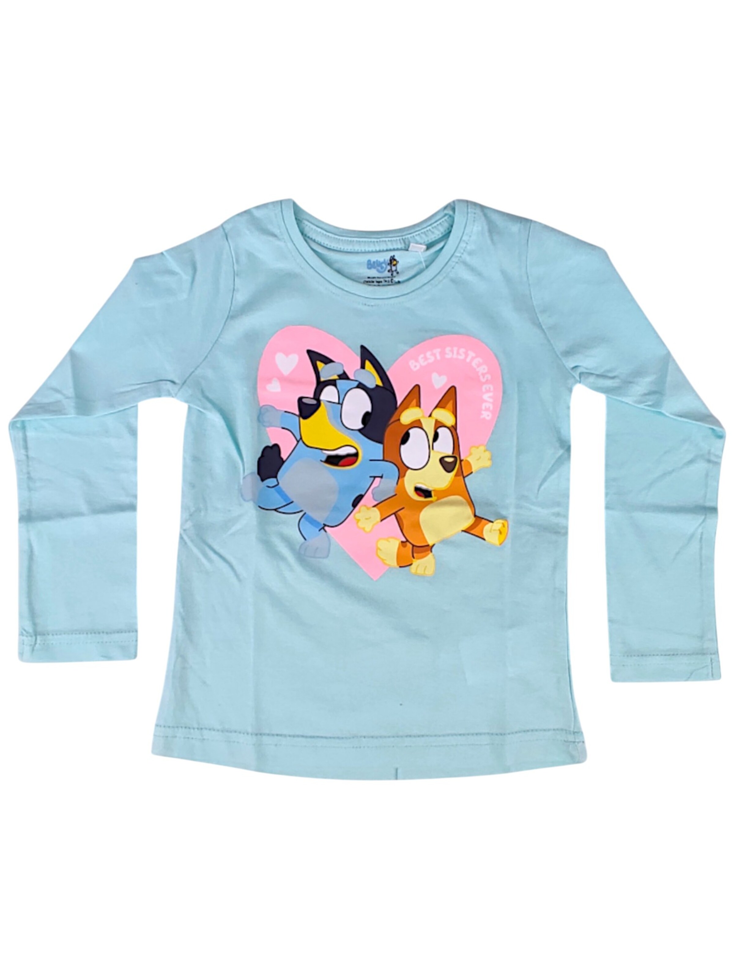 Bluey Shirt 'Bluey & Bingo' in Blue: front