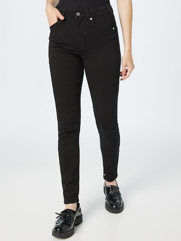 SCOTCH & SODA Skinny Jeans 'Seasonal essentials Haut skinny jeans' i svart: framsida
