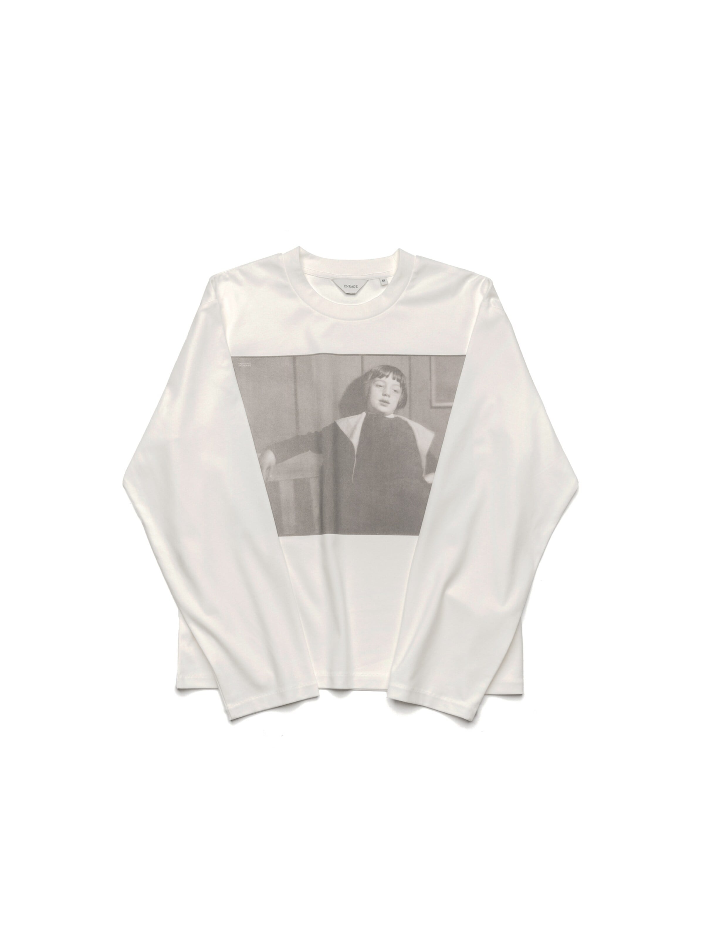 ENRAGE - Camiseta 'MODERNIST LONGSLEEVE - PHOTOGRAPH' en blanco: frente