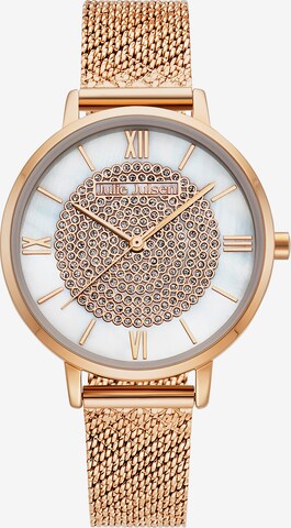 Julie Julsen Analog Watch in Gold: front