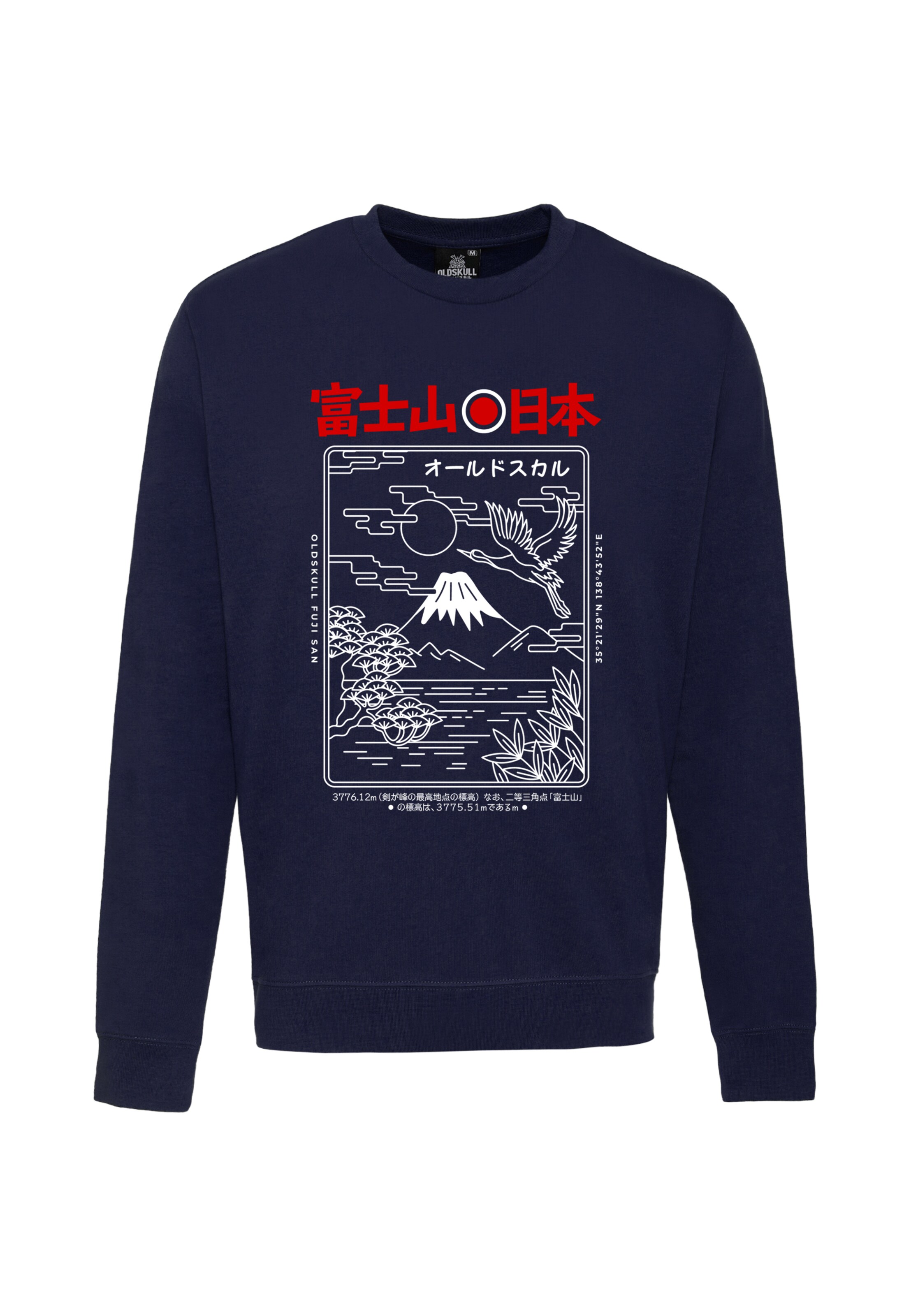 Oldskull Sweatshirt in Blue: front