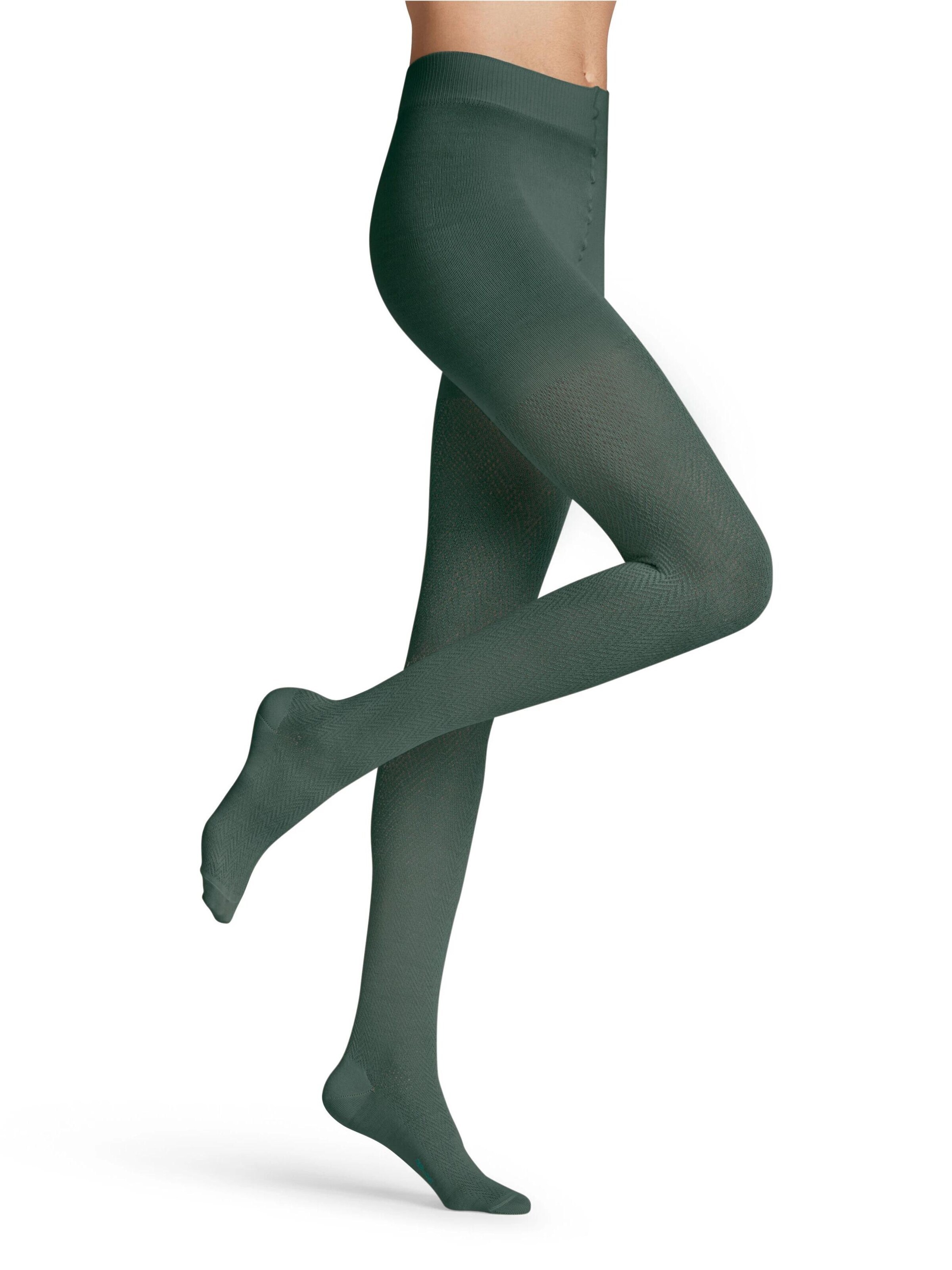 FALKE Tights 'Fable Estate' in Green