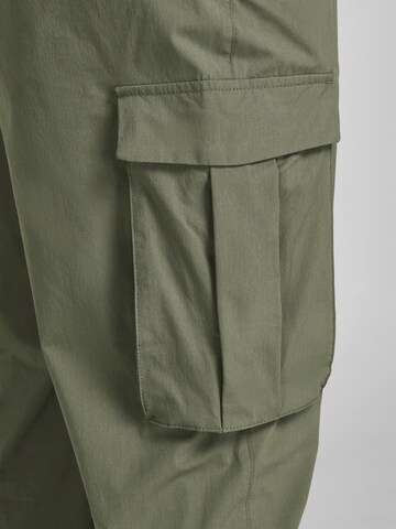 JACK & JONES Tapered Cargobroek 'Gordon' in Groen