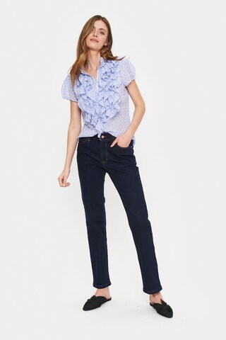 SAINT TROPEZ Blouse in Lila