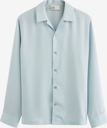 mėlyna Next Dalykinio stiliaus marškiniai 'Edit': priekis