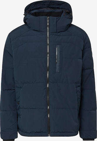 s.Oliver Winterjas in Blauw: voorkant