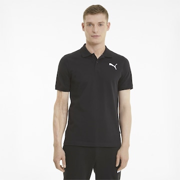 PUMA Shirt 'Essentials' in Zwart: voorkant